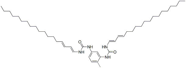 N,N''-(4-methyl-m-phenylene)bis[N'-octadecadienylurea] 结构式