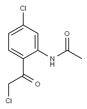 1-(2'-AcetaMido-2,4'-dichlorophenyl)ethan-1-one 结构式