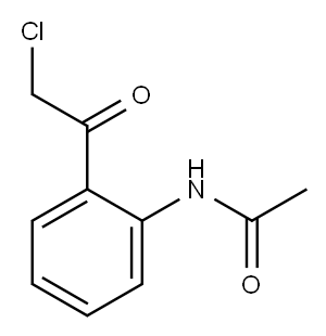 Acetamide, N-[2-(chloroacetyl)phenyl]- (9CI) Structure
