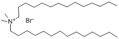 Dimethylditetradecylammonium bromide Structure