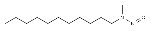 N-nitrosomethylundecylamine Structure
