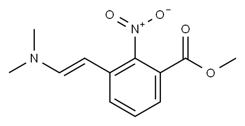 3-[(E)-2-(Dimethylamino)ethenyl]-2-nitrobenzoic acid methyl ester Structure
