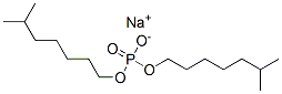 磷酸二异辛酯钠盐 结构式