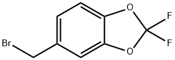 5-(bromomethyl)-2,2-difluorobenzo[d][1,3]dioxole, 68119-30-2, 结构式