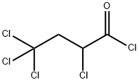 2,4,4,4-tetrachlorobutyryl chloride 结构式