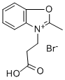 3-羧基乙基-2-甲基苯并噁唑溴 结构式
