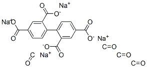tetrasodium 4,4'-carbonylbisphthalate 结构式