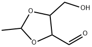1,3-Dioxolane-4-carboxaldehyde, 5-(hydroxymethyl)-2-methyl- (9CI) 结构式