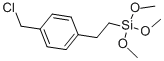 ((CHLOROMETHYL)PHENYLETHYL)TRIMETHOXYSILANE|1-三甲基硅基-2-(对或邻氯甲基)苯乙烷
