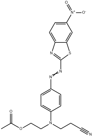 2-[(2-cyanoethyl)[4-[(6-nitrobenzothiazol-2-yl)azo]phenyl]amino]ethyl acetate|分散红177