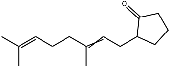 2-(3,7-二甲基-2,6-辛二烯)环戊酮, 68133-79-9, 结构式