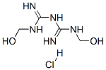 1,5-bis(hydroxymethyl)biguanide monohydrochloride 结构式