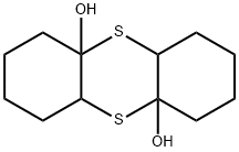 1,8-Dihydroxy-2,8-dithiocyclotetradecane Structure