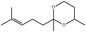 2,4-dimethyl-2-(4-methyl-3-pentenyl)-1,3-dioxane Structure