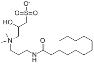 椰子酰氨基丙基羟基磺内盐 结构式