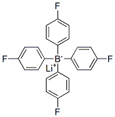 lithium tetrakis(p-fluorophenyl)borate(1-) 结构式
