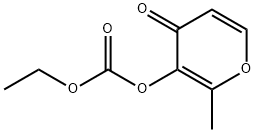 ethyl 2-methyl-4-oxo-4H-pyran-3-yl carbonate 结构式
