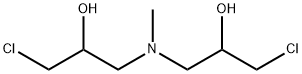 1,1'-(methylimino)bis[3-chloropropan-2-ol] Structure