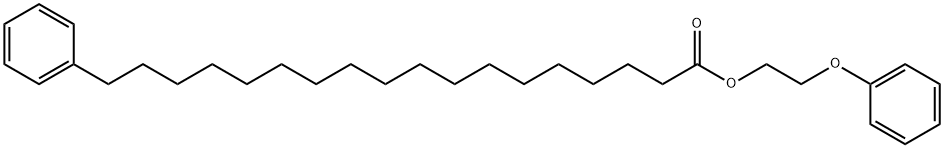 2-phenoxyethyl 18-phenyloctadecanoate Structure