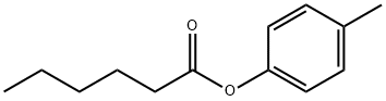 己酸-4-甲基苯酯 结构式