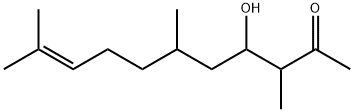 4-hydroxy-3,6,10-trimethylundec-9-en-2-one 结构式