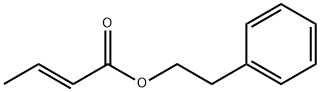 (E)-2-丁烯酸-2-苯乙酯, 68141-20-8, 结构式