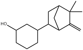 3-(5,5-dimethyl-6-methylenebicyclo[2.2.1]hept-2-yl)cyclohexan-1-ol Structure