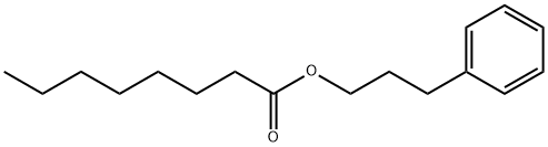 3-phenylpropyl octanoate 结构式