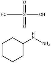 cyclohexylhydrazinium hydrogen sulphate 结构式
