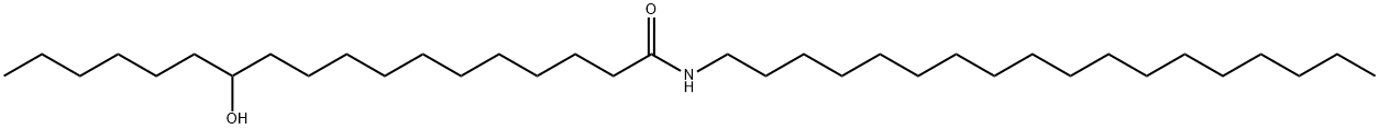 12-hydroxy-N-octadecyloctadecan-1-amide 结构式
