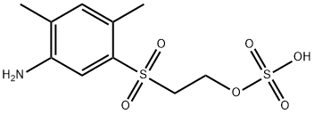 2-[(5-amino-2,4-dimethylphenyl)sulphonyl]ethyl hydrogen sulphate 结构式