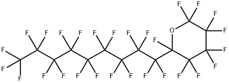 2,2,3,3,4,4,5,5,6-Nonafluorotetrahydro-6-(nonadecafluorononyl)-2H-pyran Structure