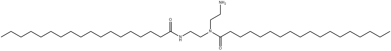 N-(2-aminoethyl)-N-[2-(stearoylamino)ethyl]stearamide 结构式