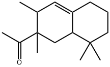 1-(1,2,3,5,6,7,8,8a-octahydro-2,3,8,8-tetramethyl-2-naphthyl)ethan-1-one 结构式