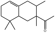 1-(1,2,3,4,6,7,8,8a-octahydro-2,3,8,8-tetramethyl-2-naphthyl)ethan-1-one 结构式