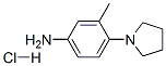 3-甲基-4-(吡咯烷-1-基)苯胺盐酸盐 结构式