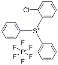 六氟磷酸(1-)[(氯苯基)二苯基]锍盐 结构式