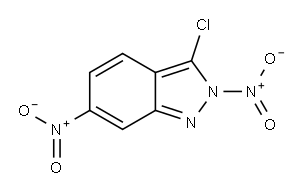 3-chloro-2,6-dinitro-indazole 结构式