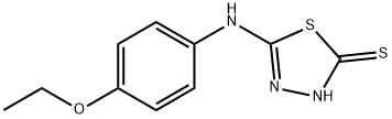 5-(4-乙氧基丙氨基)-[1,3,4]噻二唑-2-硫醇 结构式