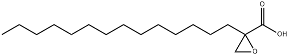 2-十四烷基-2-环氧乙烷羧酸, 68170-97-8, 结构式
