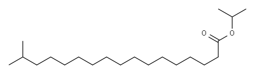 异十八烷酸1-甲基乙基酯 结构式
