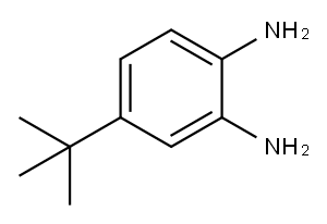 4-叔丁基苯-1,2-二胺 结构式
