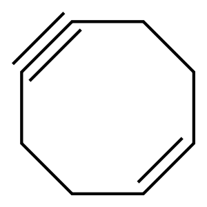 1-Cycloocten-5-yne 结构式