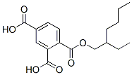 1,2,4-Benzenetricarboxylic acid, 2-ethylhexyl ester Structure