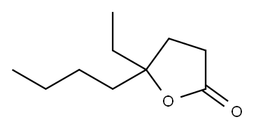 5-butyl-5-ethyldihydrofuran-2(3H)-one Structure