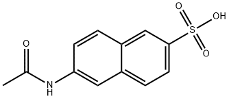 6-acetamidonaphthalene-2-sulphonic acid, 68189-32-2, 结构式