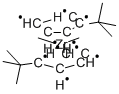 二甲基双(叔丁基环戊二烯基)锆 结构式