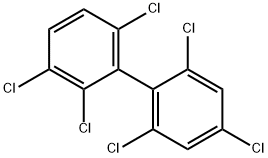 2,2',3,4',6,6'-六氯联苯 结构式