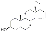 (3α,5α,17Z)-Pregn-17(20)-en-3-ol Structure