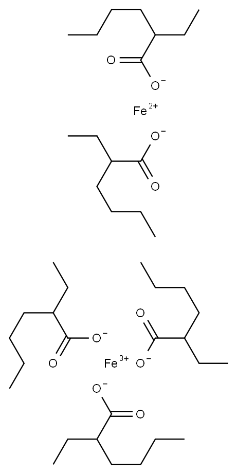 2-乙基己酸铁, 68201-81-0, 结构式